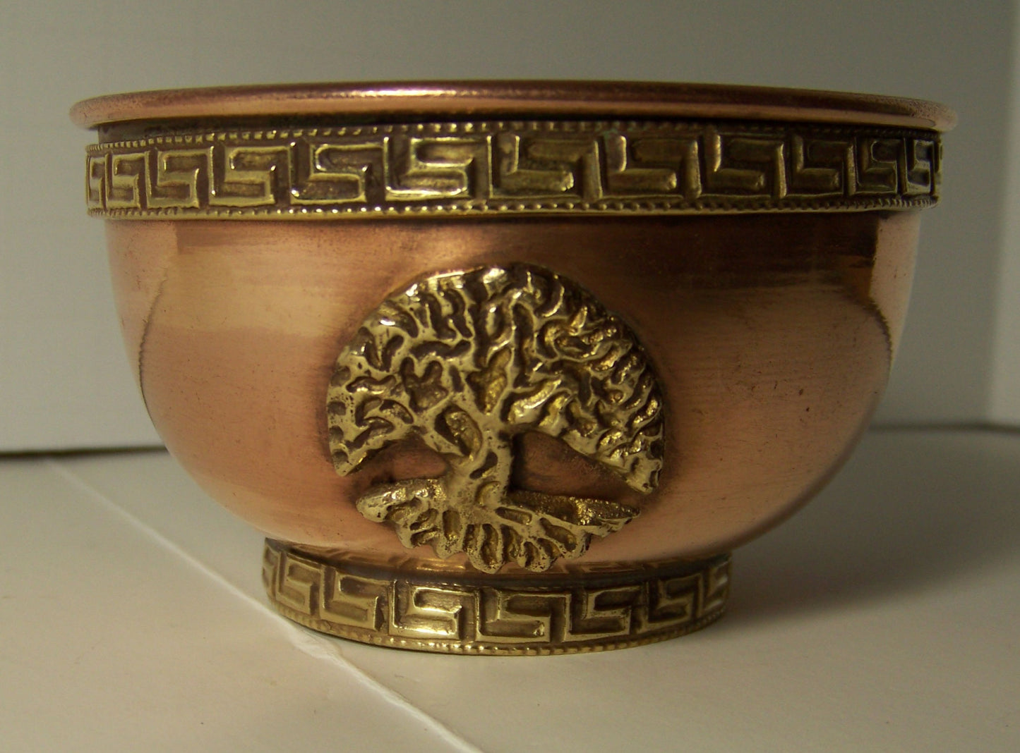 Brass Offering Bowl - Tree of Life- 3" Wide