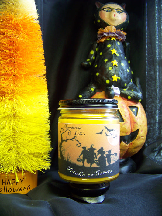 Tricks or Treats Candle