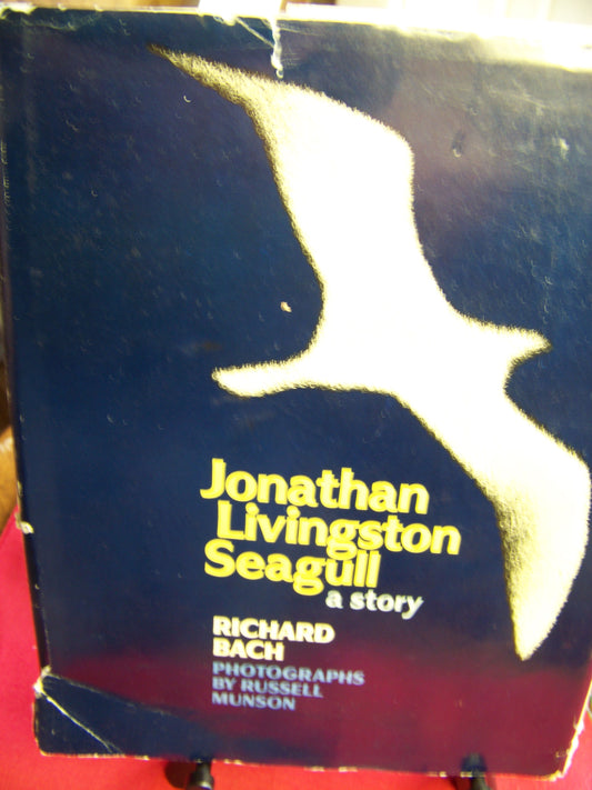 Johnathan Livingstone Seagull Gold-Plated Pendant and 1st Edition book