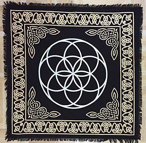 Seeds of Life Altar Cloth - 18 x 18 inches
