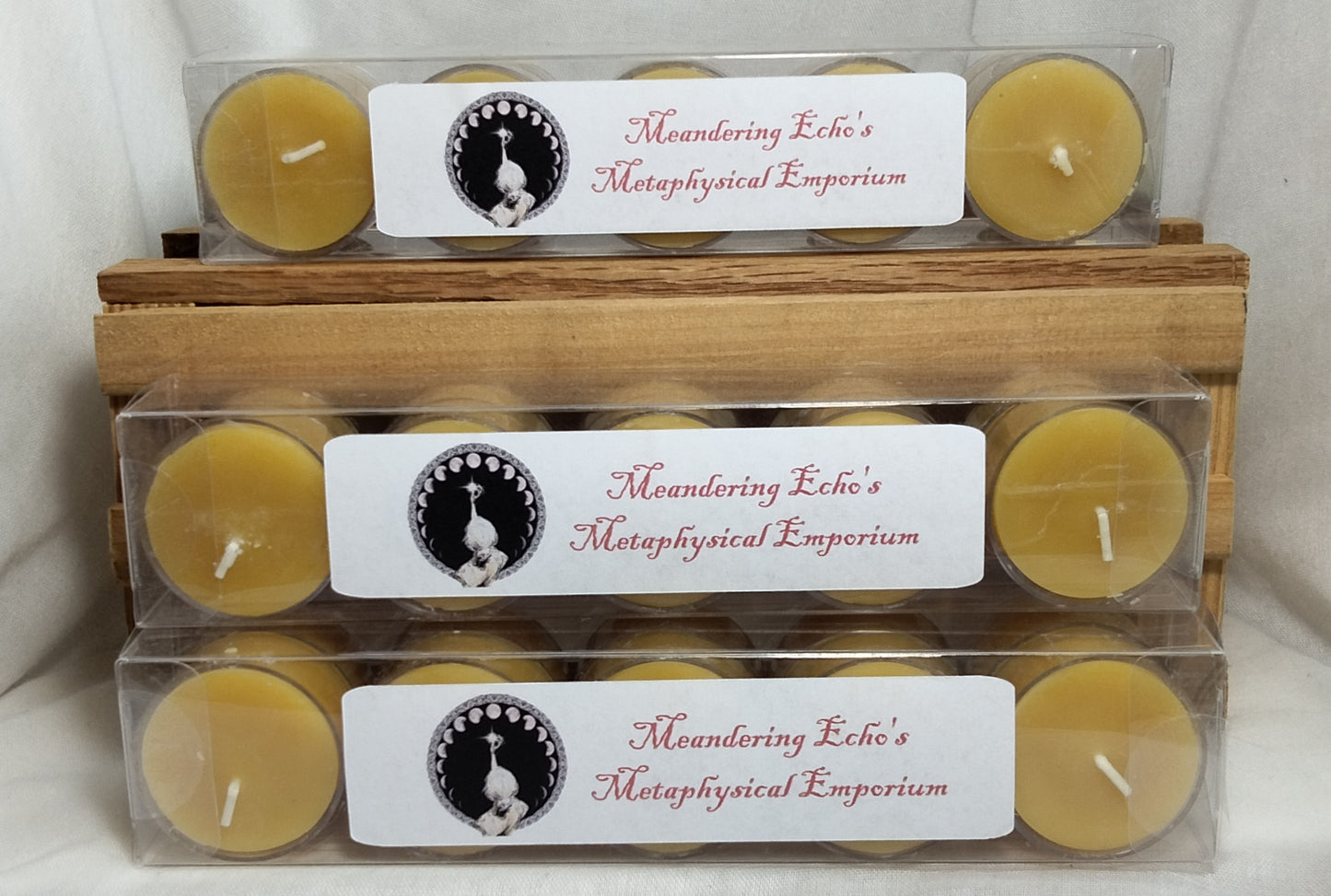 Beeswax Tealights- 100% Pure - 10/Package