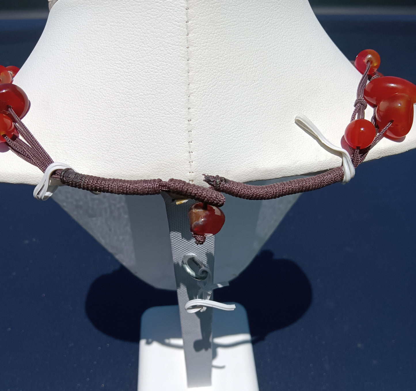 Carnelian 3-Strand Necklace