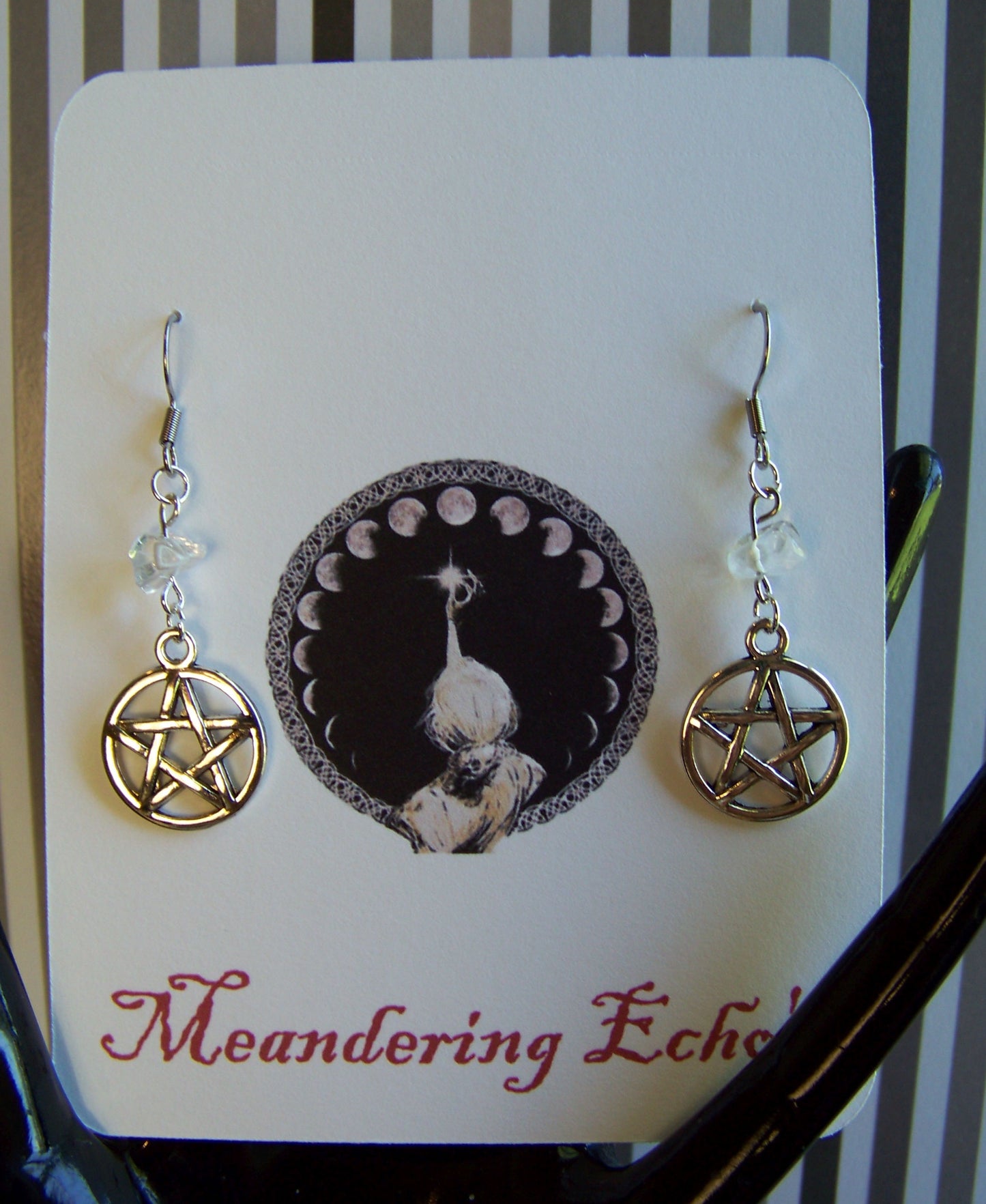 Pentacle Opalite Earrings